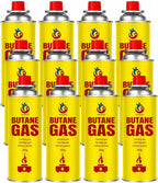 OptiProducts Butane Gas Canister 227g – Universal Fuel Cartridge for Camping Stove, BBQ Grill, Heater & Blow Torch – Safe, Lightweight Outdoor Cooking Gas Refill NEW