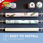 Command Medium Hooks, Clear, 2 Hooks and 4 Adhesive Strips