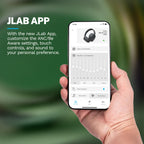 JLab JBuds Lux ANC Wireless Over-Ear Headphones, Mauve
