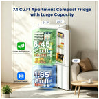 Apartment 7.1 Cu.Ft Refrigerator with Bottom Freezer Red