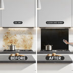12"x29.5" Stainless Steel Backsplash - Ultra Flat & Easy to Clean, Protect Wall from Splash & Stain - Kitchen Stove Backsplash Panel for Oven & Range Hood with Pre-Drilled Holes