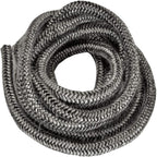 Stove Rope Kit 10mm x 2.5m Black 50ml Glue 100mm Tape