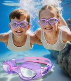 Kids Swimming Goggles for Boys & Girls Aged 6-14, Anti-Fog