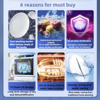 Dishwasher Tabletop Dishwasher Portable Small Fully Automatic 4 Washing Modes and Drying Function Can be connected to the faucet and manually filled with water