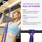 Coresteady Pull Up Bands & Resistance Bands - Heavy Duty Loop Band for Men & Women - Build Fit Power & Muscle - Training, Fitness Assist Pull Ups & Gym Exercise