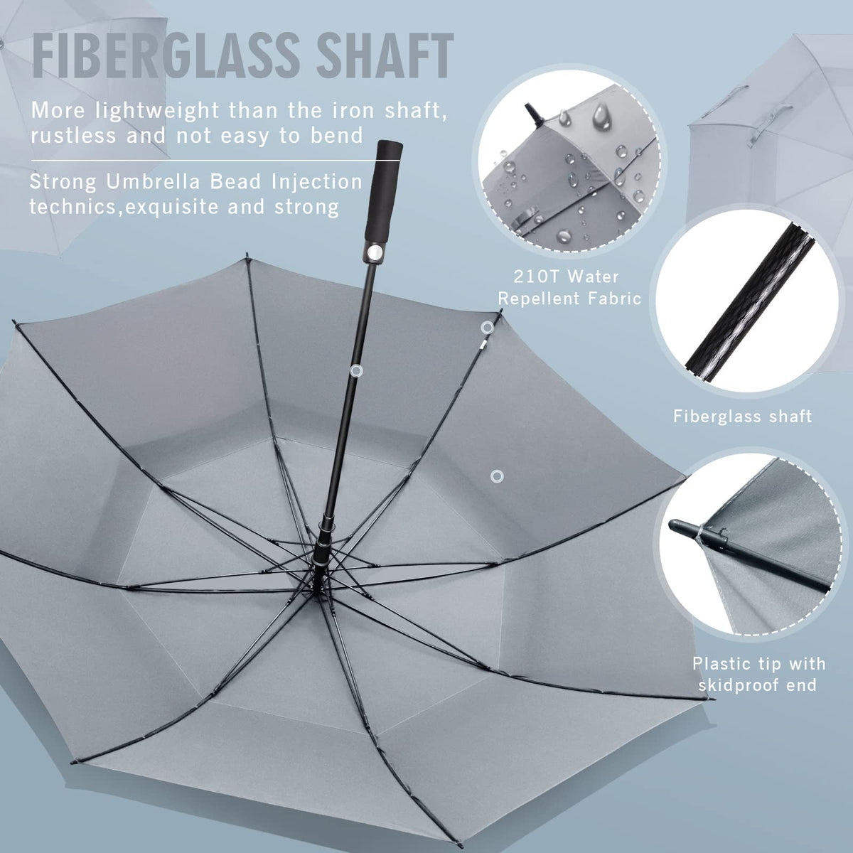 ZOMAKE Golf Umbrella Windproof and Rainproof Large