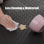 ComFy Mat Gym Flooring Mat, Foam Exercise Mats, Interlocking Puzzle EVA Floor Tiles, Non slip Rubber Cushion For Home Workout, Bonus Adhesives,24"X24"(60x60cm)