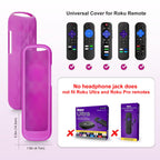 for Roku-Remote-Cover,Glow in The Dark Silicone Protective Case