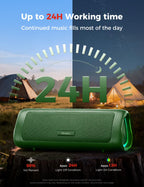 Bluetooth Speaker, 20W HD Sound, Portable Wireless, IPX5 Waterproof, Up to 24H Playtime, TWS Pairing, for Home/Party/Outdoor/Camping/Beach Essentials, Electronic Gadgets, Birthday Gift (Teal)