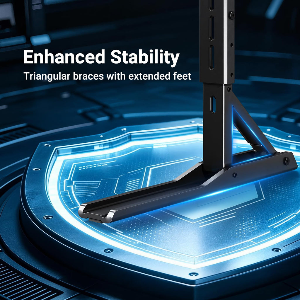 PERLESMITH Universal TV Stand Legs for 20–75 Inch TVs up to 110 lbs