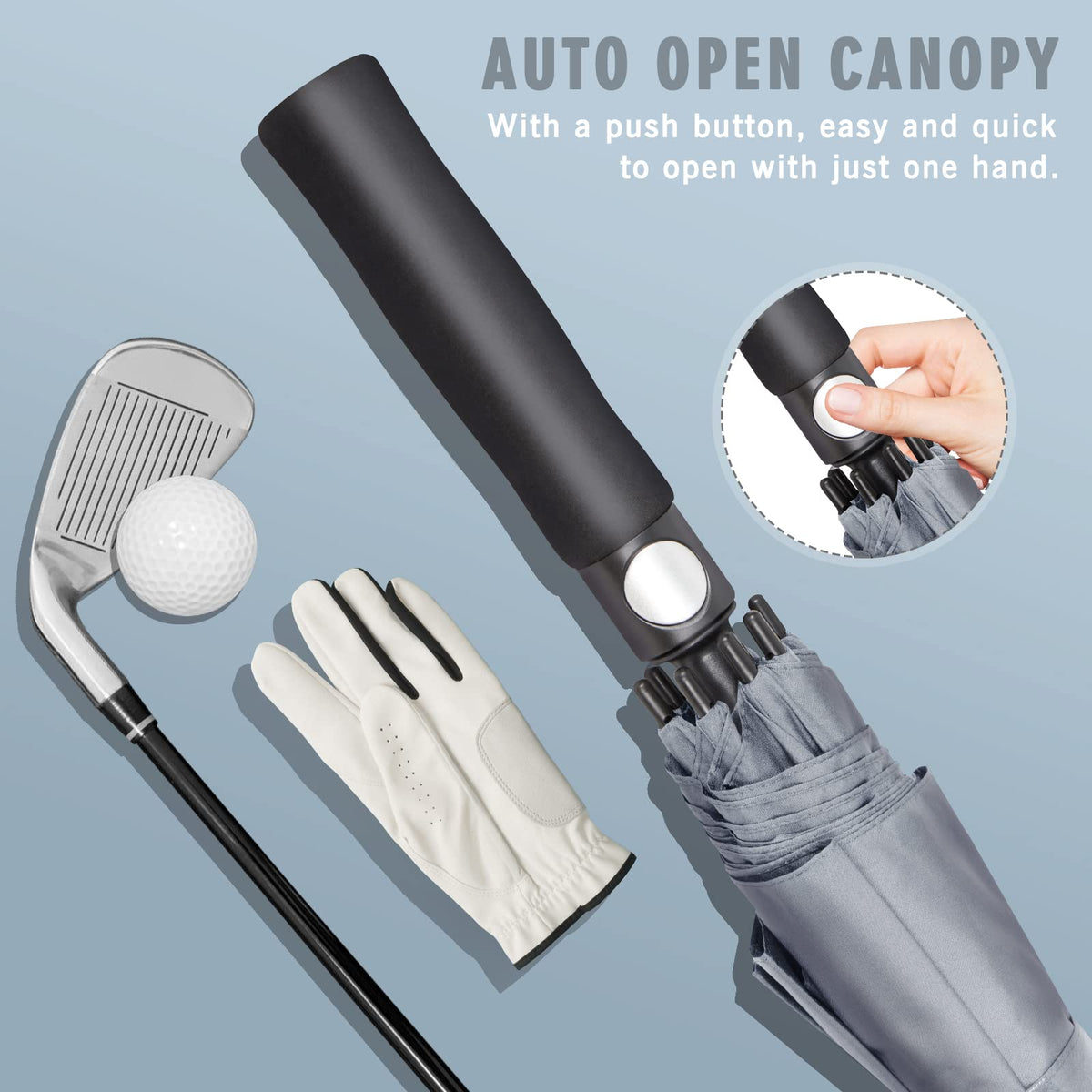 ZOMAKE Golf Umbrella Windproof and Rainproof Large