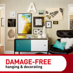 Command Large Canvas Hanger, White, 1 Hook and 2 Adhesive Strips