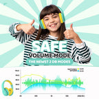 JoySpark Kids Bluetooth Headphones Over-Ear, 60Hrs, Built-in Mic-Purple