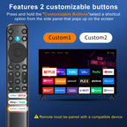 Only for TCL Google TV Remote Control Replacement, Responsive, No Setup