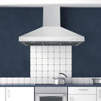 Hauslane Wall Mount Range Hood 30 Inch Convertible 350-750 CFM Low Noise