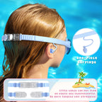 COOLOO Kids Swimming Goggles for Age 3-15, 2 Pack Anti Fog Kids Goggles