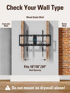 Mounting Dream Fixed TV Wall Mount Bracket for Most 17-42'' Flat Screen TV