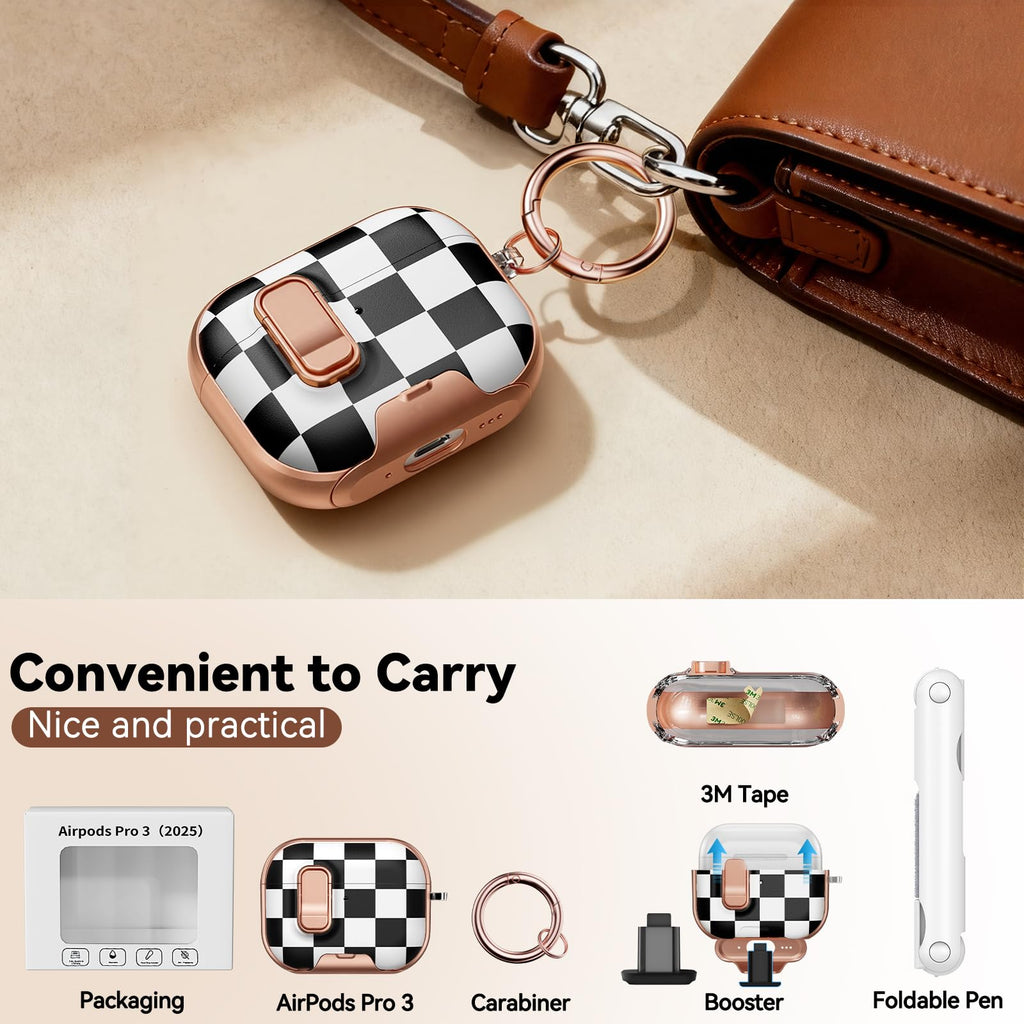 for AirPods Pro 2nd/1st Case (2023-2019)-Purple Bell Flower