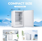 Electactic 3.2 Cu.ft Small Freezer, Mini Upright Freezer, White