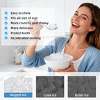 Antarctic Star Nugget Ice Maker Countertop with Soft Chewable Ice