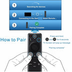 SolarCell Replacement for Samsung TV Remote 2026-2019, Solar Powered, Fast Self-Charging Samsung Smart TV Remote Control, USB-C Rechargeable, Universal, Voice Search, Bluetooth, 2-Year Warranty