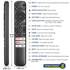 Only for TCL Google TV Remote Control Replacement, Responsive, No Setup