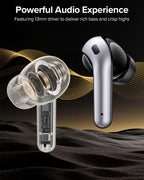 TAGRY Bluetooth Headphones True Wireless Earbuds 60H Playback LED Power Display Earphones with Wireless Charging Case IPX5 Waterproof in-Ear Ear buds with Mic for TV Smart Phone Laptop Computer Sports