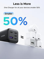 UGREEN 45W USB C Charger 5 Port GaN Fast Wall Plug Compact Power Adapter