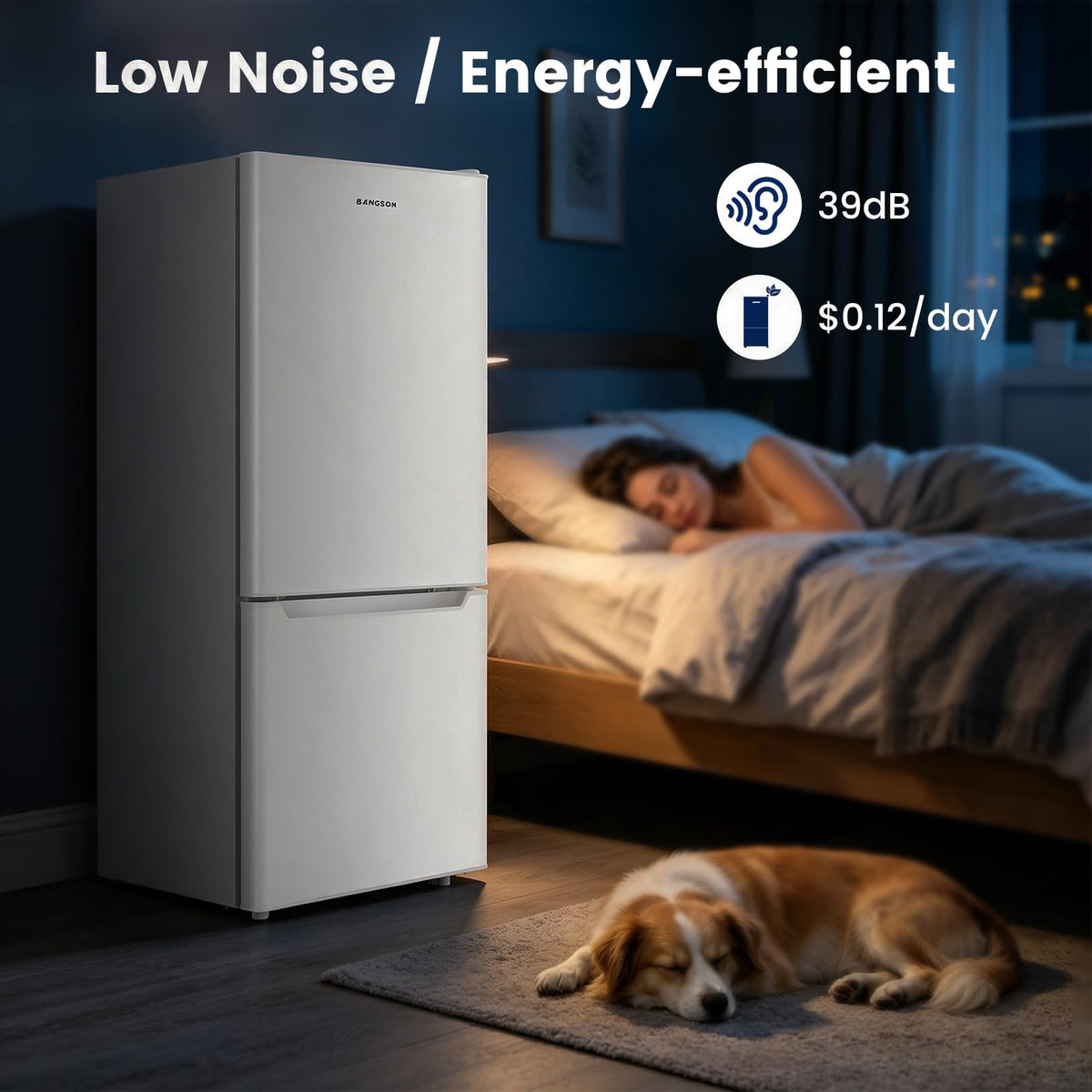 Apartment 7.1 Cu.Ft Refrigerator with Bottom Freezer Red