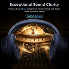 Hybrid Active Noise Cancelling Bluetooth Headphones Wireless Headphones