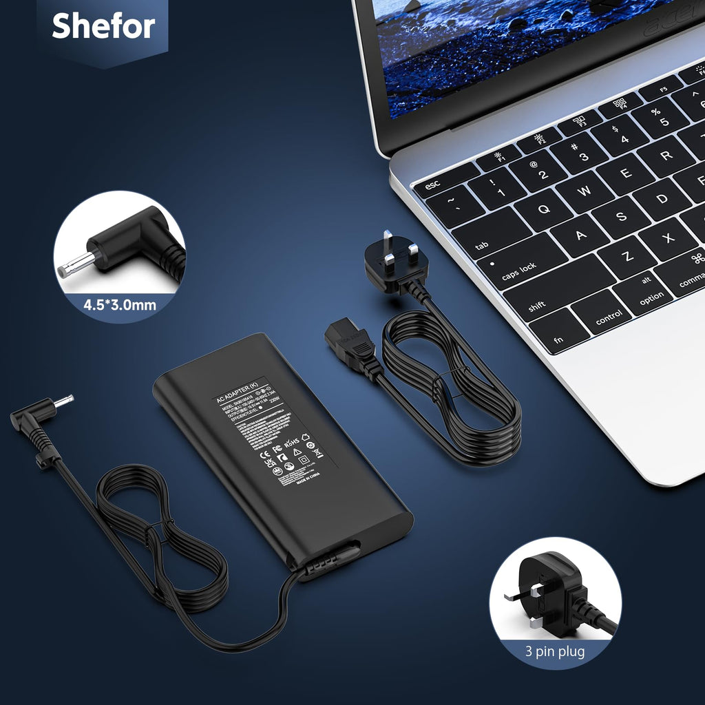 65W Laptop Charger Compatible With HP Pavilion EliteBook ProBook Series