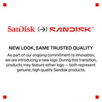SANDISK Ultra 256GB, USB-A Flash Drive, Up to 100MB/s Read Speeds