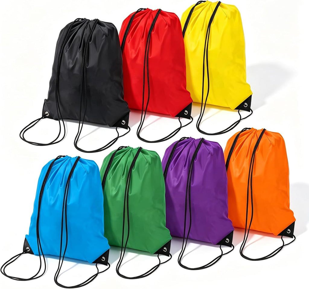 Drawstring Bags for Kids Adults - Swim Gym Sports School Travel Bag