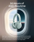 Soundcore Anker Space 2 Bluetooth 6.1 Over-Ear Headphones, Travel-Ready