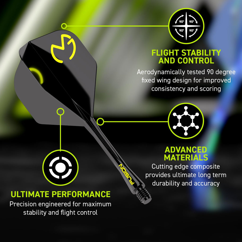 WINMAU | Fusion Integrated Dart Flights & Dart Stems | No.2