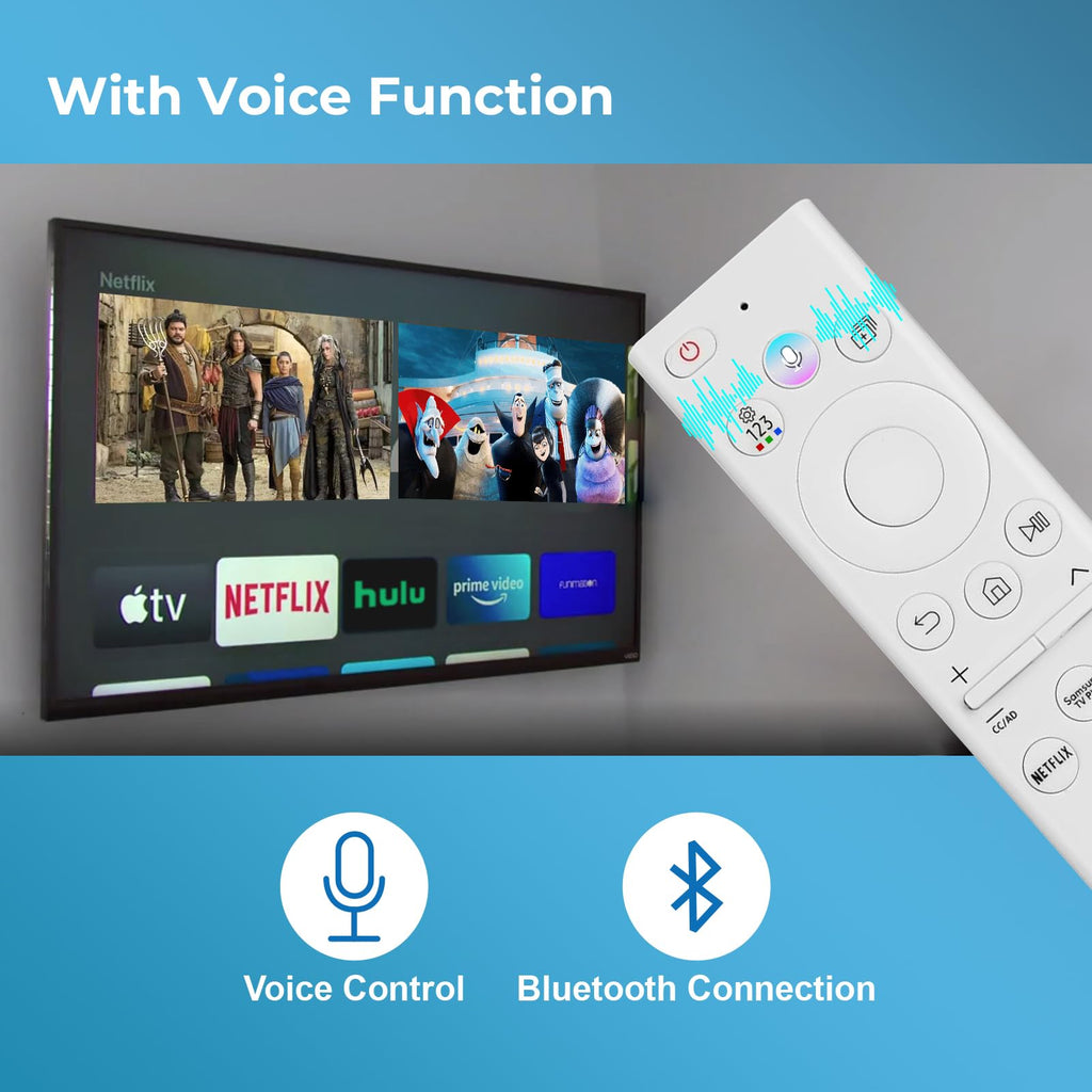 2-Pack Replacement Remote for Roku TV, Compatible with TCL, Onn, Hisense, Sharp, Philips, RCA, Insignia and Other Roku TVs, No Setup Required