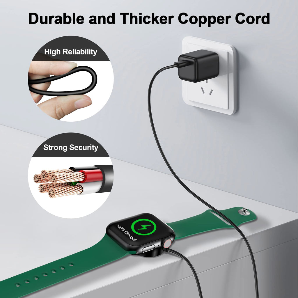 2026 Upgraded for Apple Watch Charger Magnetic USB C Charging Cable