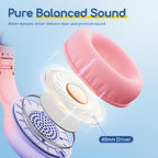 EarFun K1 Kids Headphones Wired with Mic, Volume Limit Headphones for Kids