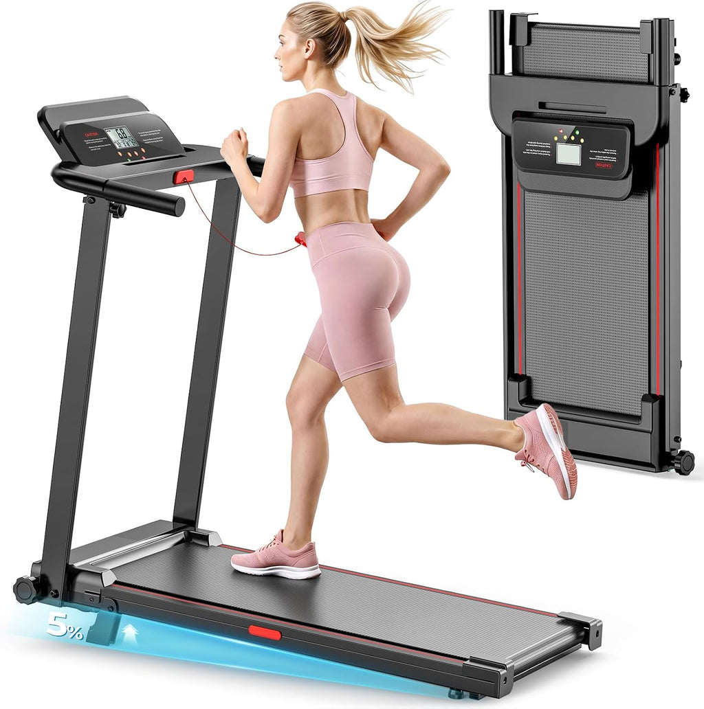 Treadmill for Home Foldable Walking Pad - Running Machine with Incline stable
