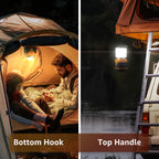 LE Camping Lantern Battery Powered, 1000lm Camping Light, Warm & Cool Lamp