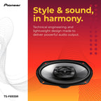 Pioneer F-Series TS-F1035R 4" 2-Way Coaxial Car Speakers 150W Max