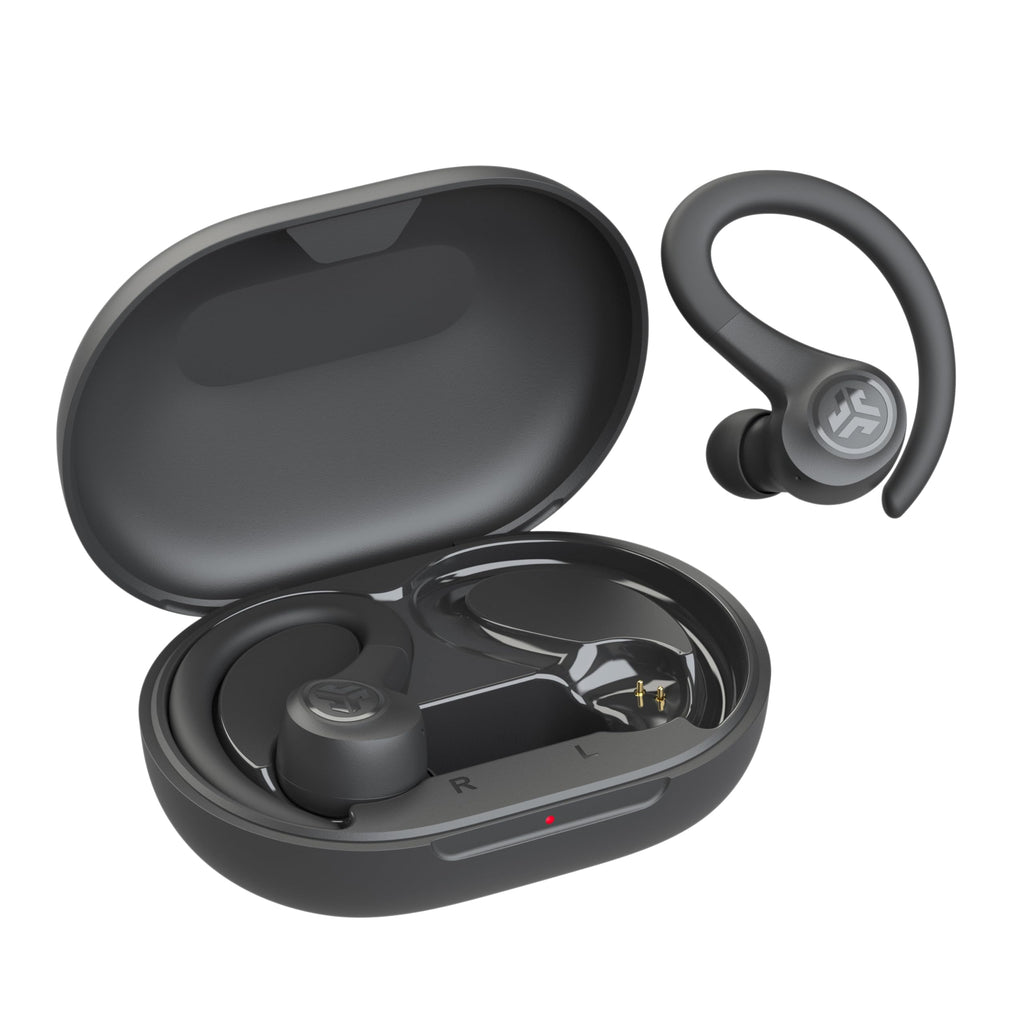 JLab, Go Sport+, True Wireless Workout Earbuds, Bluetooth Sport Earbuds, Clear Calling, Sand