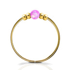 Ultra Thin Opal Nose Ring