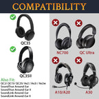 SoloWIT Earpads for Bose QC35 & QC35 ii - Brilliant Blue