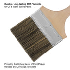 Genixart Double Thick Chip Paint Brush, Wood Stain Brush for Fence, 4 Inch