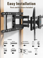 Mounting Dream Full Motion TV Wall Mount for 42-90 Inch TV up to 154lbs