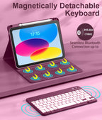 Vobafe Keyboard Case for iPad A16 11th Generation 11 inch/10th Gen 10.9"