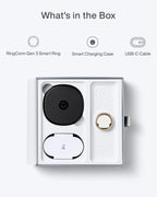 RingConn Gen 3 Smart Ring - Vascular Trends(Size 11, Matte Black)