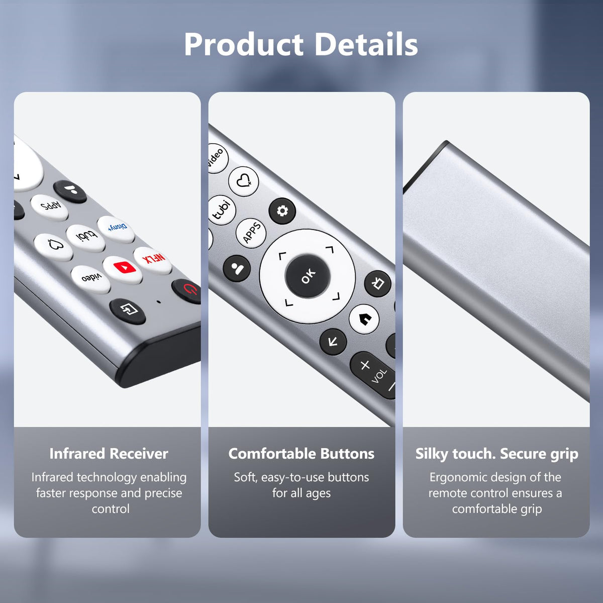 Replacement for Apple-TV-4K-Remote, Remote Control for Apple TV 4K/HD