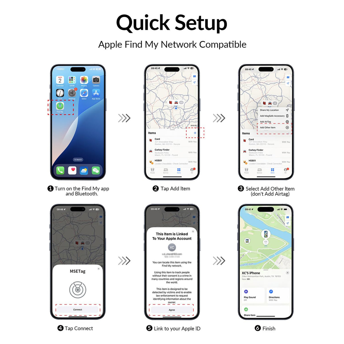 Air Tags-2 Pack, Apple Find My Item Finders for Luggage(iOs Only)